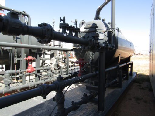 Oil and gas production Separator - Skid Mounted
